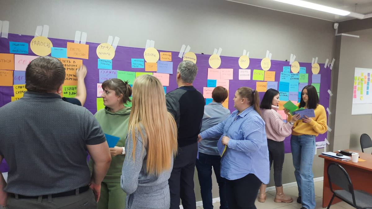 Живое вовлечение группы в работу на тренинге